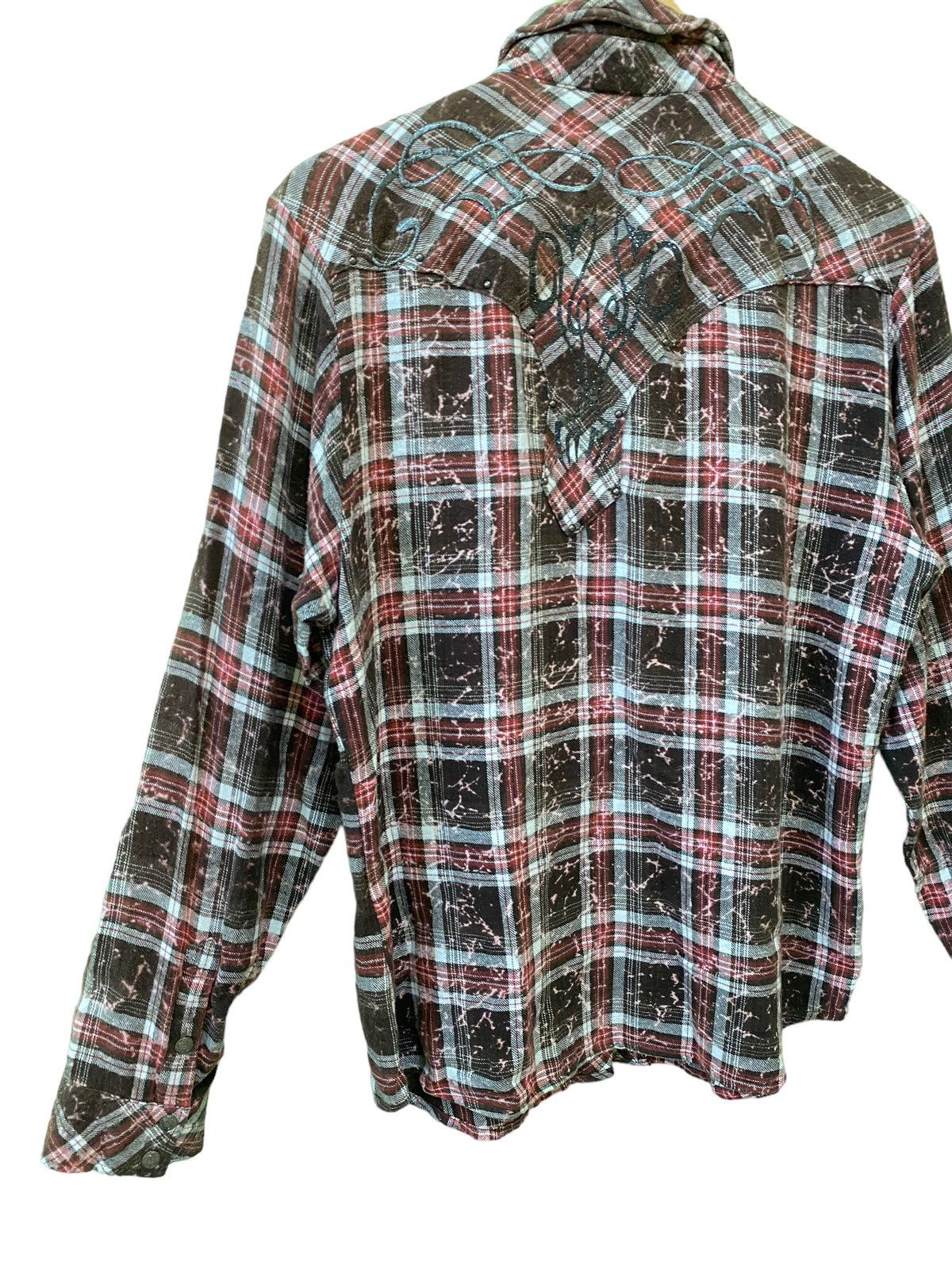 In The Attic IN THE ATTIC Plaid Embroidery Flannel Size US M / EU 48-50 / 2 - 10 Thumbnail