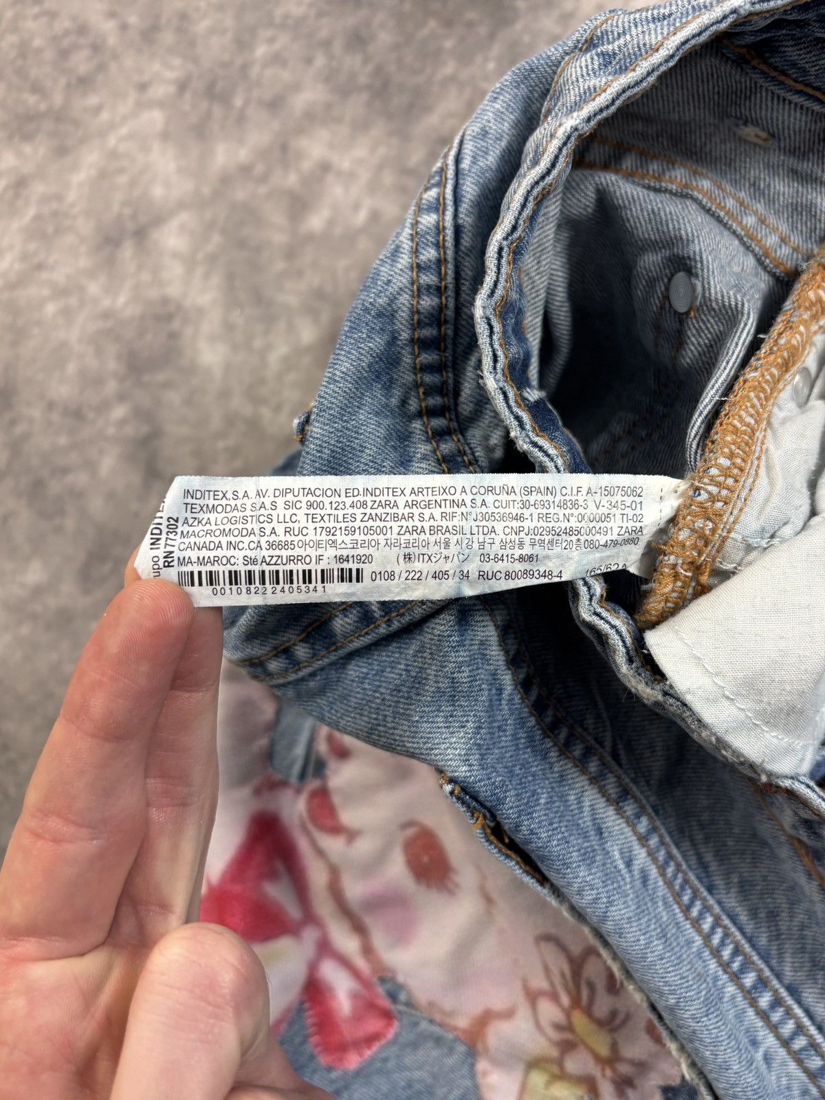Jean × Vintage Custom Patchwork Denim Jeans Vintage Lamb Cute Y2K Patch 30 Size 26" / US 2 / IT 38 - 10 Thumbnail