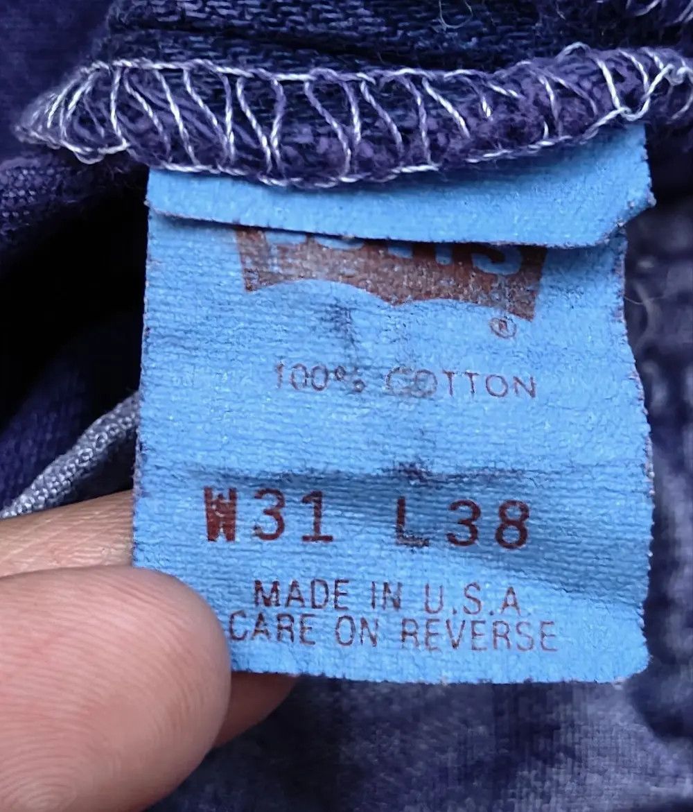 Levi's 80s Vintage Levi's 501 Custom Denim Size US 31 - 11 Thumbnail
