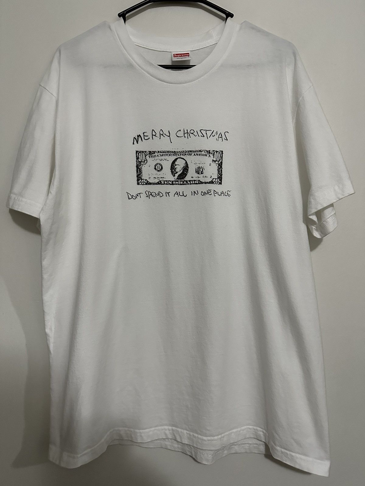 Supreme Supreme Spend It Tee Size US L / EU 52-54 / 3 - 1 Thumbnail