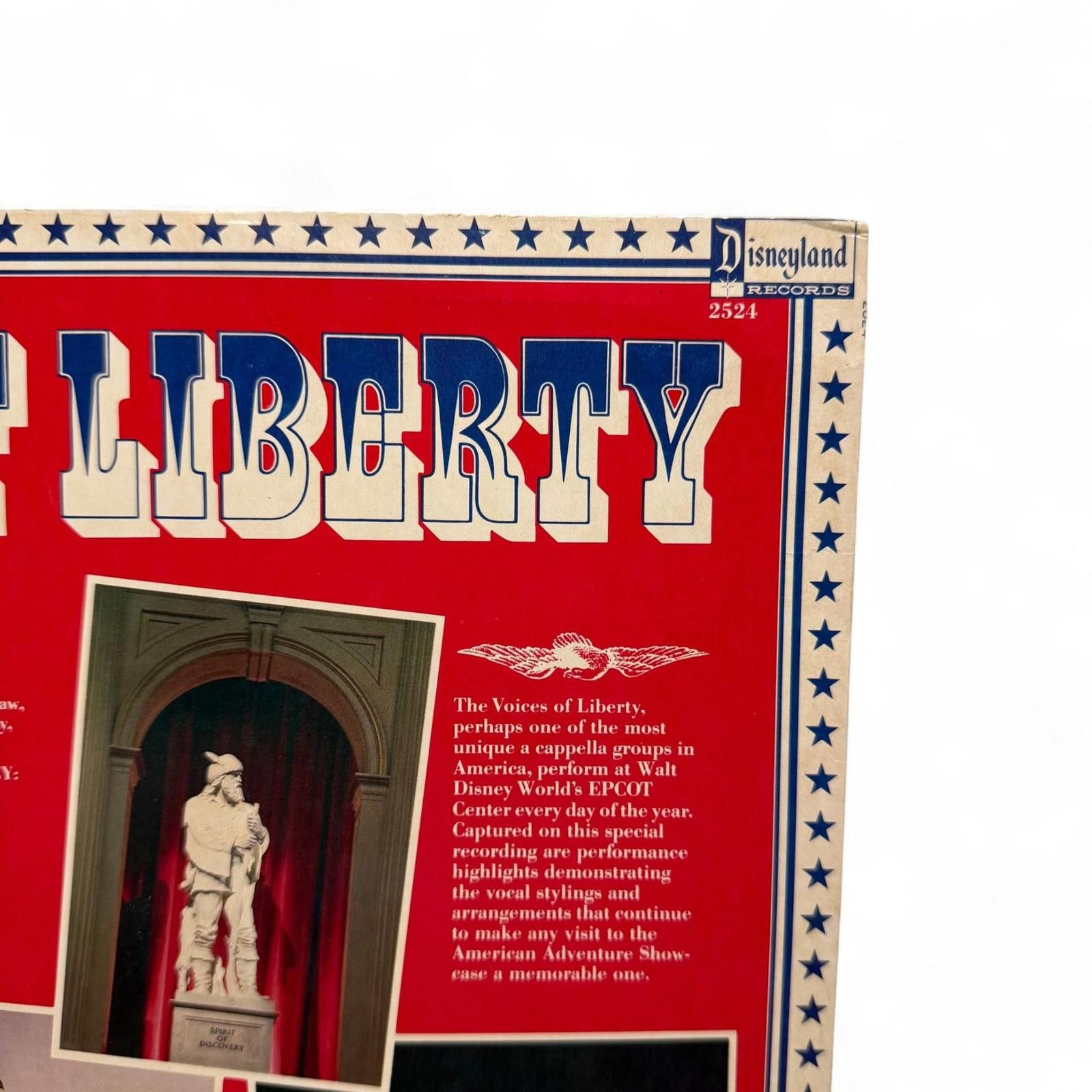 Designer Walt Disney World EPCOT Voices Of Liberty Vinyl Record Size ONE SIZE - 4 Thumbnail