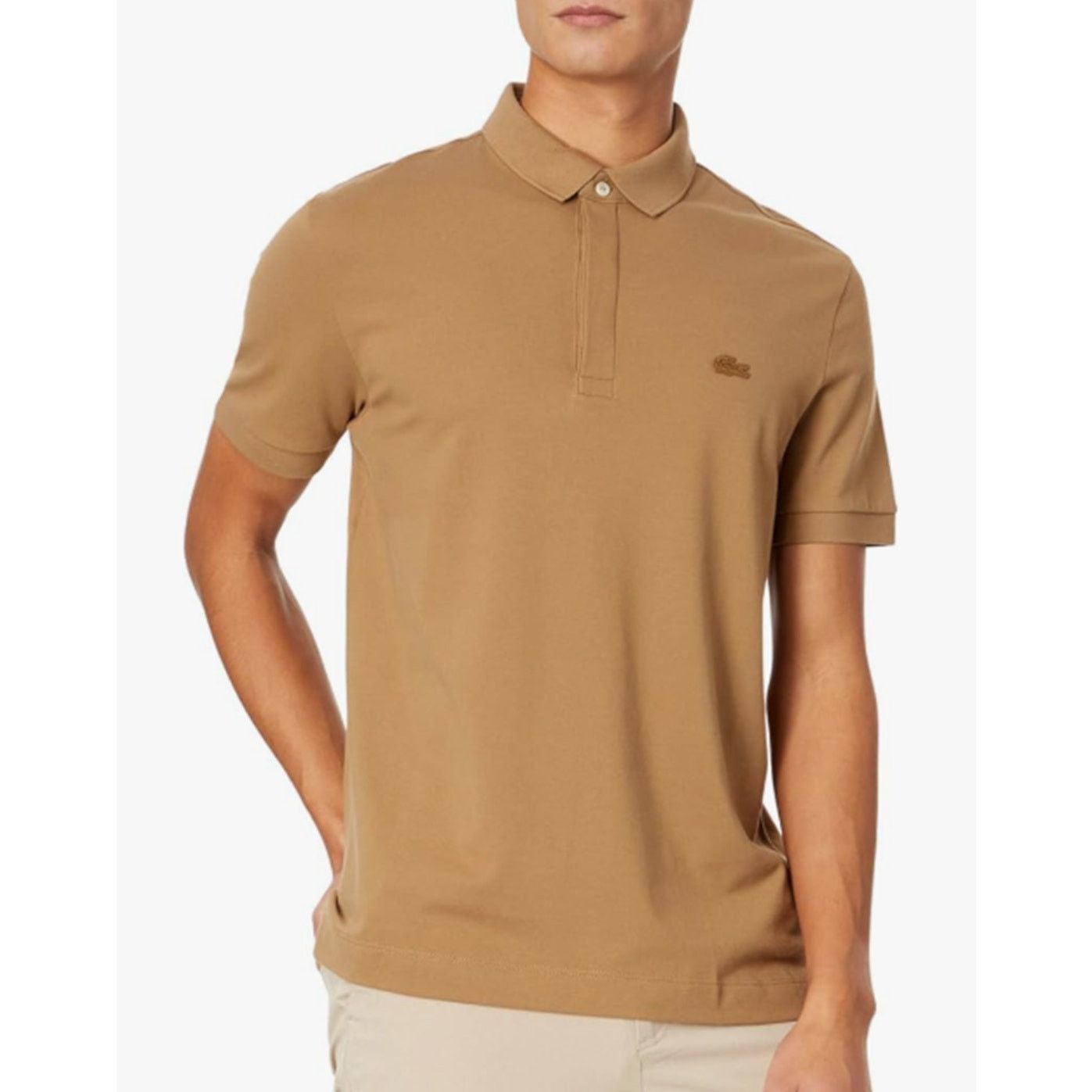 Lacoste Lacoste Men's Short Sleeve Paris Polo Shirt Pecan XXL Size US XXL / EU 58 / 5 - 1 Thumbnail