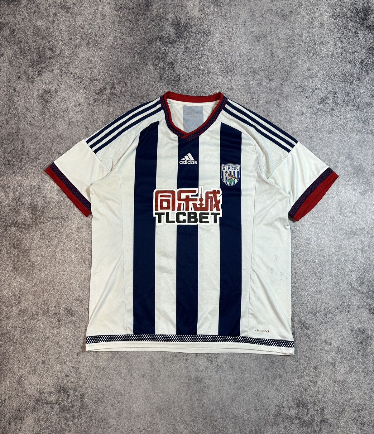 Adidas × Vintage Vintage Adidas West Bromwich Albion Soccer Jersey Blokecore Size US XL / EU 56 / 4 - 1 Thumbnail