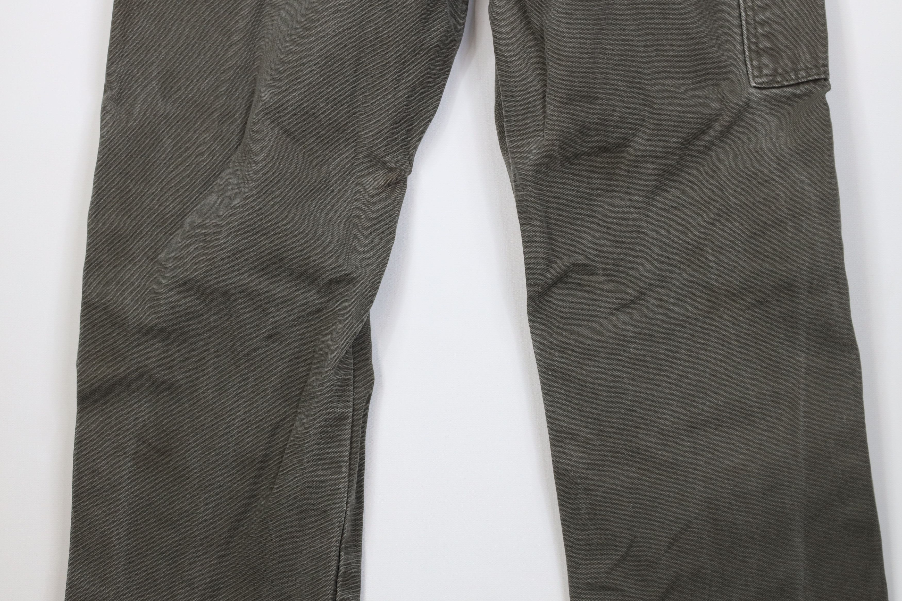 Dickies Vintage Y2K Dickies Wide Leg Canvas Dungaree Pants Green Size US 38 / EU 54 - 12 Thumbnail