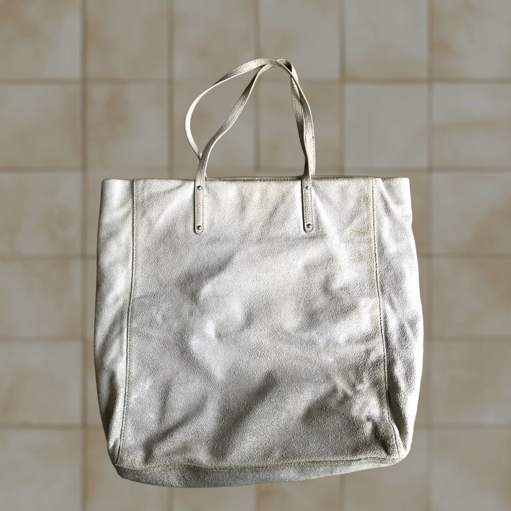 Vintage VINTAGE HALOGEN Women's Scale Embossed Genuine Leather Large Shoulder Bag Purse Size ONE SIZE - 1 Thumbnail
