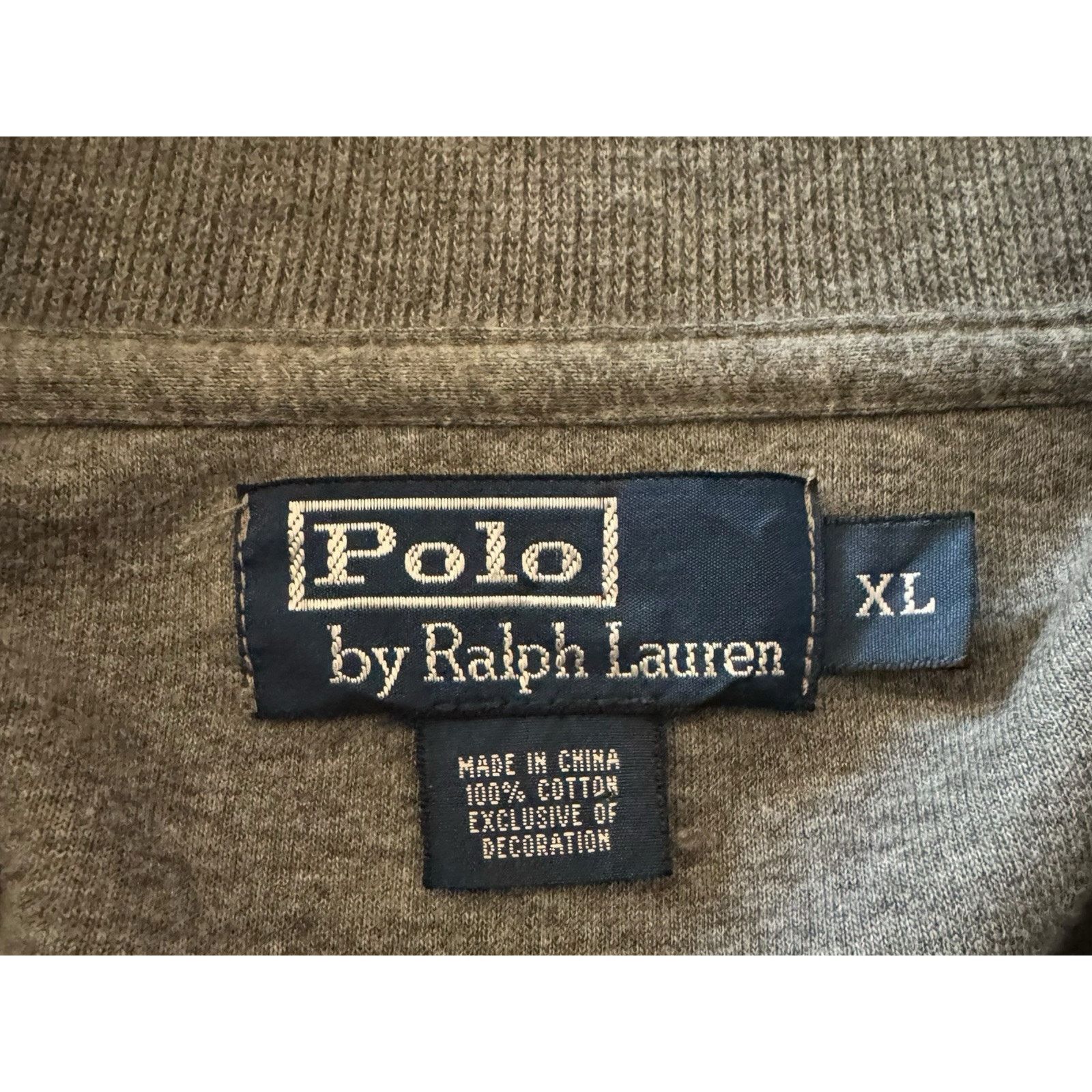 Polo Ralph Lauren Ralph Lauren Polo Gray Quarter Zip Pullover Sweater Size US XL / EU 56 / 4 - 6 Thumbnail