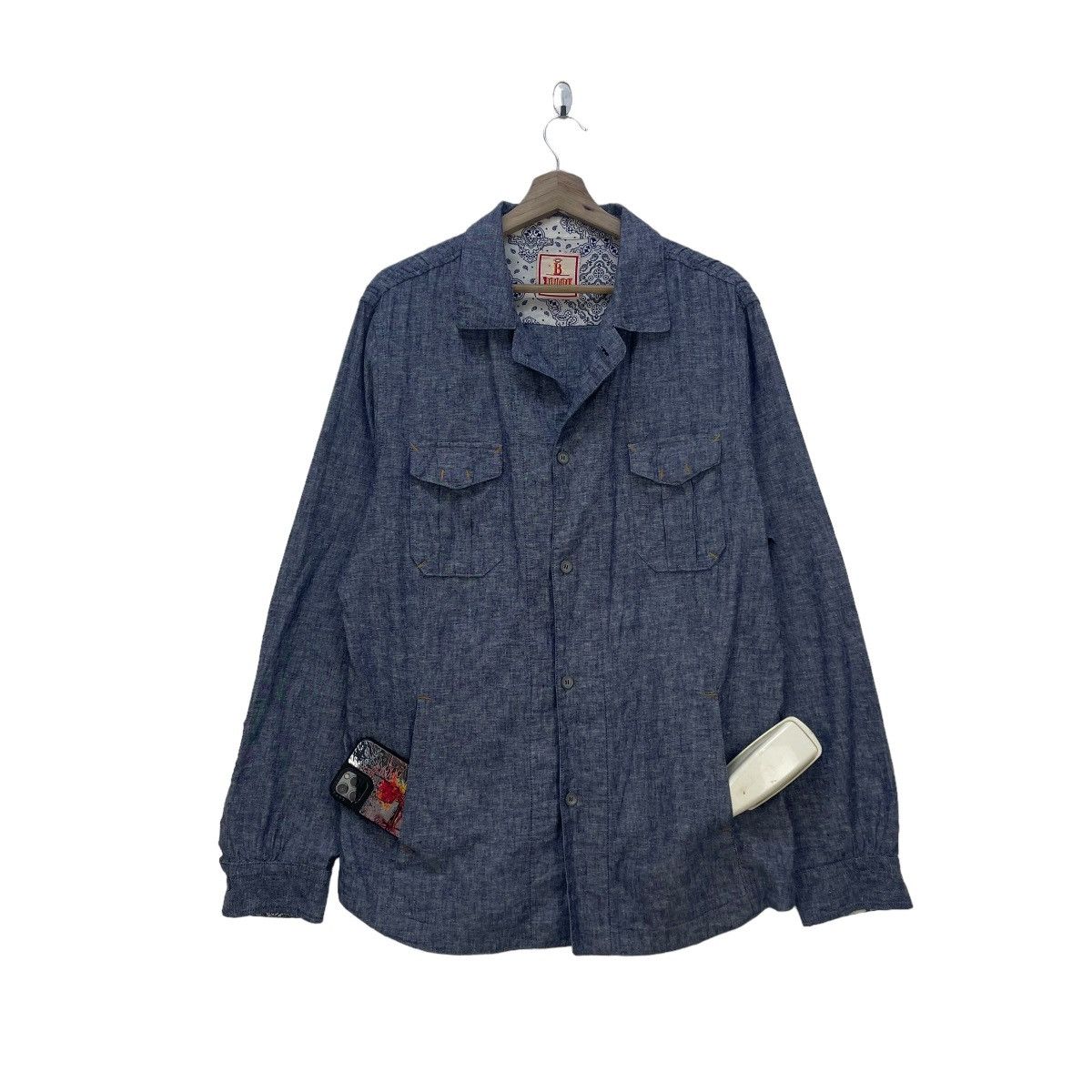 Baracuta 🔥Vintage Baracuta Shirt Button Up Long Sleeve Paisleys Size US M / EU 48-50 / 2 - 2 Thumbnail