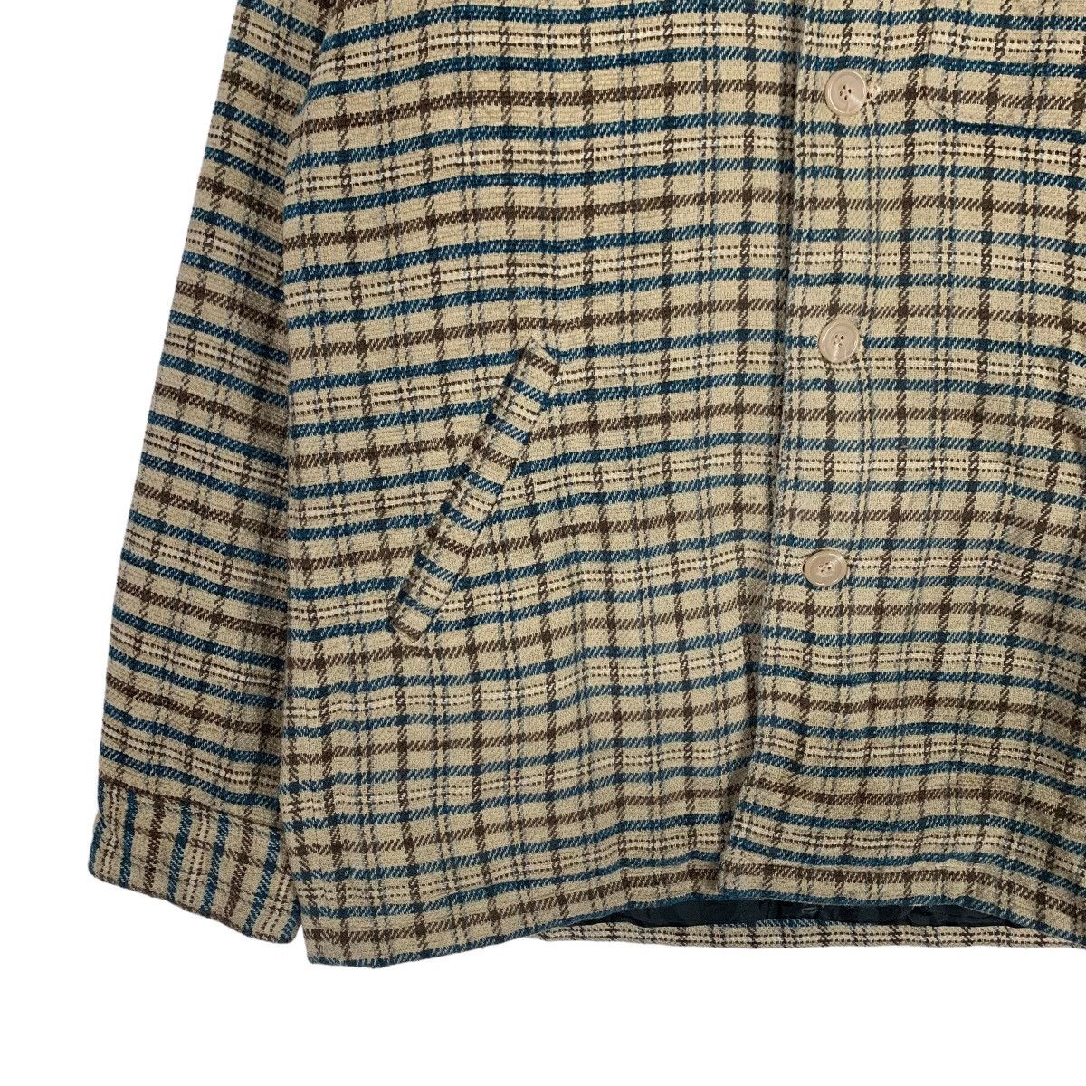 Japanese Brand FIRST DOWN Small Checked Casual Flannel Jacket #0905-C40 Size US M / EU 48-50 / 2 - 5 Thumbnail
