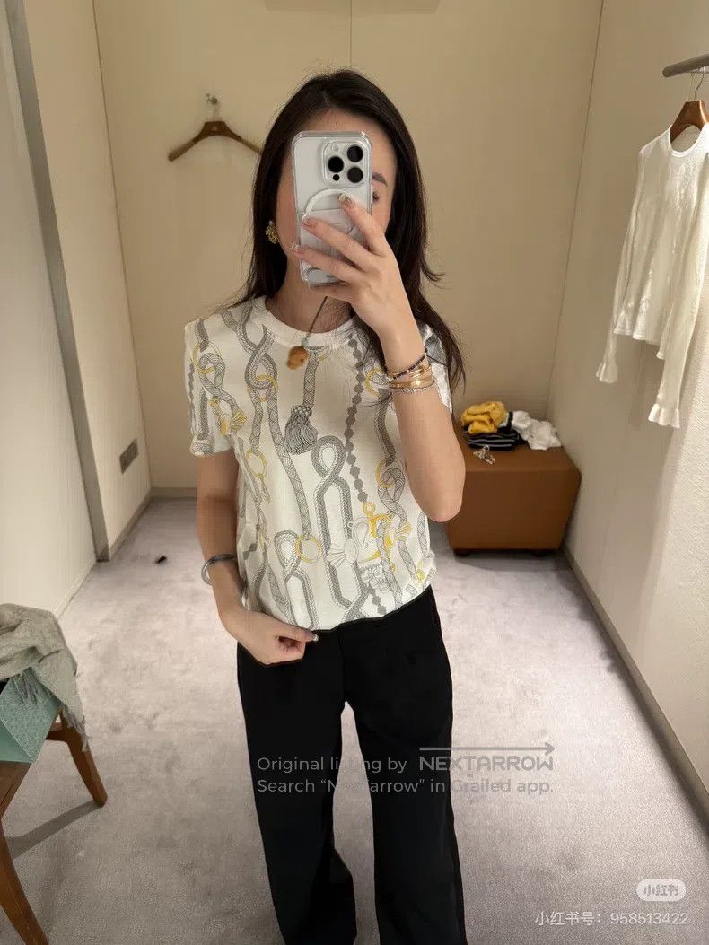 Hermes Hermes Straight Cut T-Shirt Size S / US 4 / IT 40 - 2 Thumbnail