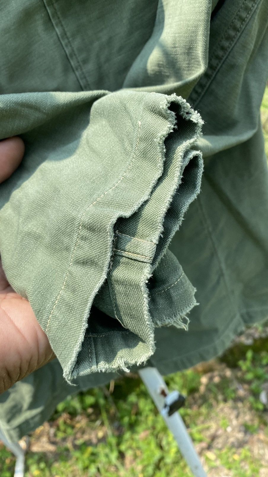 Vintage Vintage Army Cotton Shirt Size ONE SIZE - 4 Thumbnail