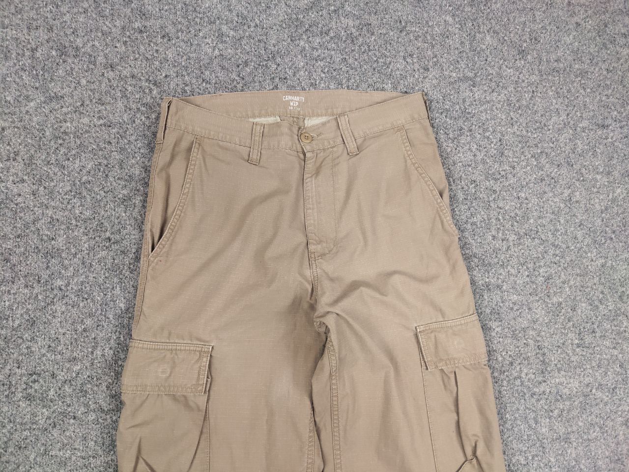 Carhartt Vintage Carhartt Wip Regular Lear Beige Cargo Pants Size US 30 / EU 46 - 10 Thumbnail