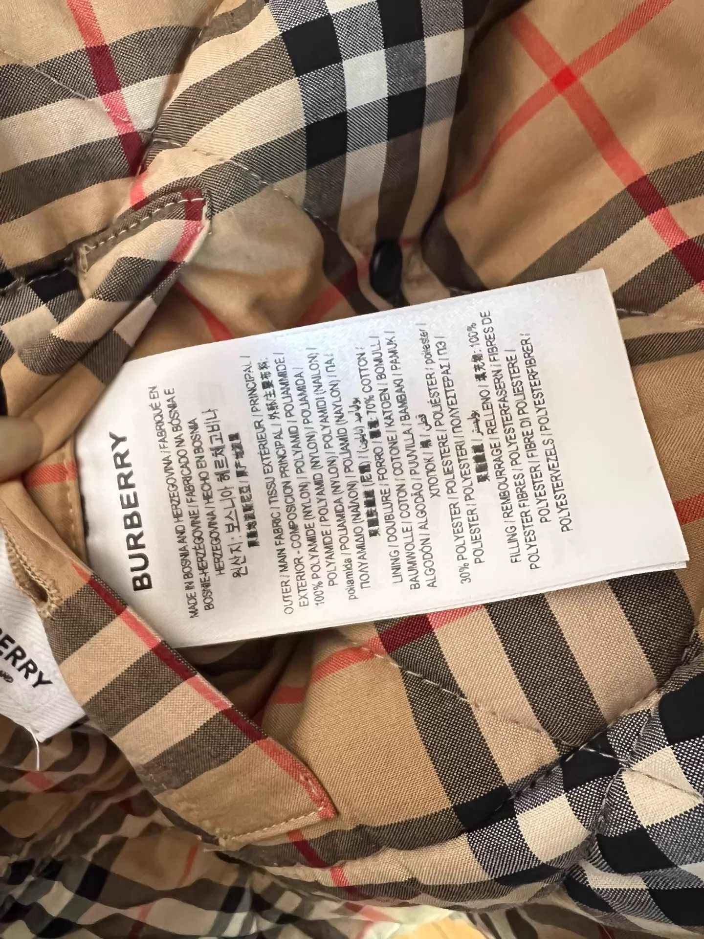 Burberry Burberry Cotton Padded M Jacket Size M / US 6-8 / IT 42-44 - 9 Thumbnail