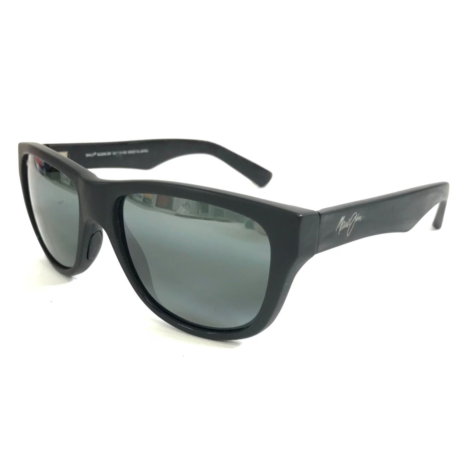 Vintage Maui Jim Sunglasses Cat Iii Mj209-2m Men Matte Black Neutral Gray Lenses Designer, Men's — image 4 of 6