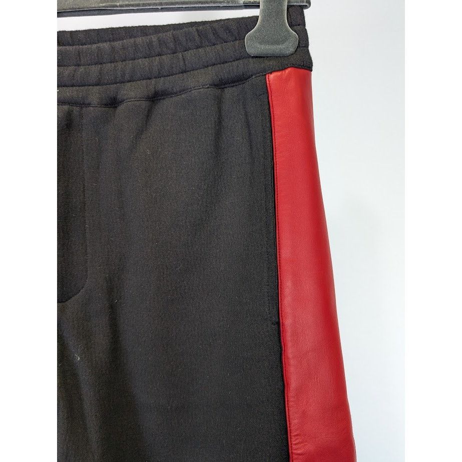Alexander McQueen o1rshd1 Sweatpant Jogger in Black / Red Size US 32 / EU 48 - 11 Thumbnail
