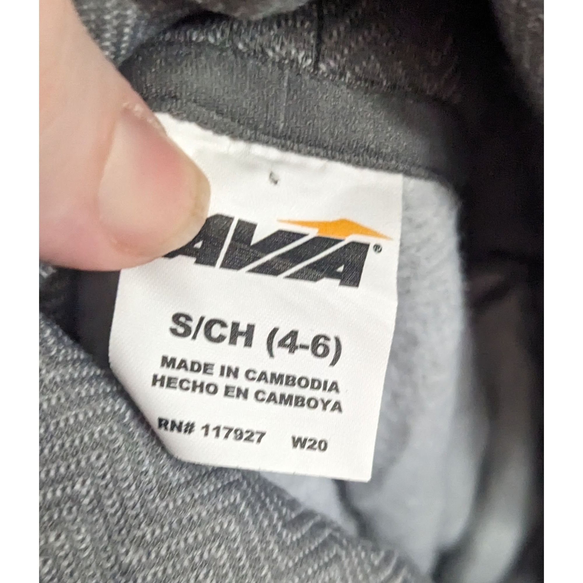 Avia Avia Athleisure Grey Cowl Neck Long Sleeve Top Size S / US 4 / IT 40 - 3 Thumbnail