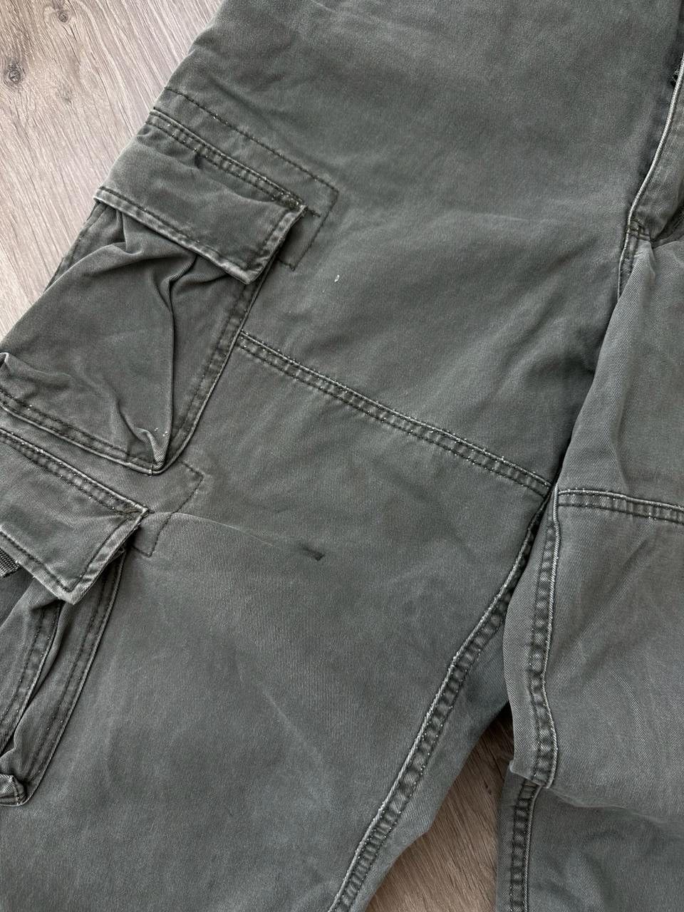 Japanese Brand × Jet Lag × Vintage Vintage Japanese Baggy Cargo Green JET LAG Pants Size US 36 / EU 52 - 11 Thumbnail
