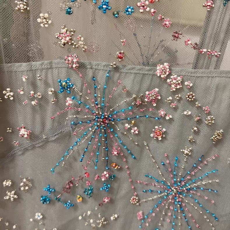 Valentino Valentino Blue studded bead dress Size M / US 6-8 / IT 42-44 - 3 Thumbnail