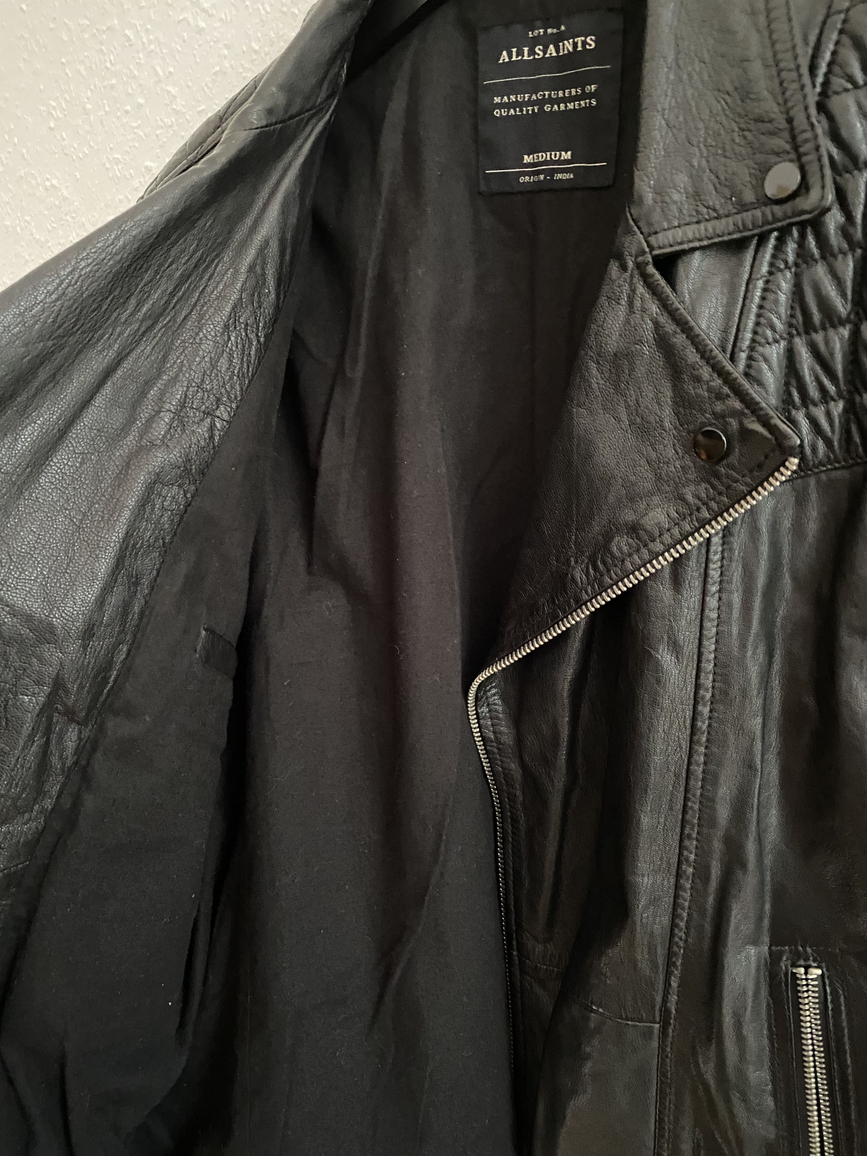Allsaints Leather Biker Jacket Size US M / EU 48-50 / 2 - 4 Thumbnail