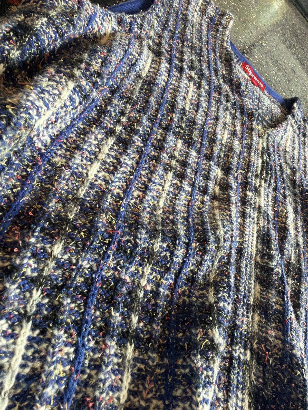 Supreme Supreme Speckled Crochet Vest Size US M / EU 48-50 / 2 - 3 Thumbnail