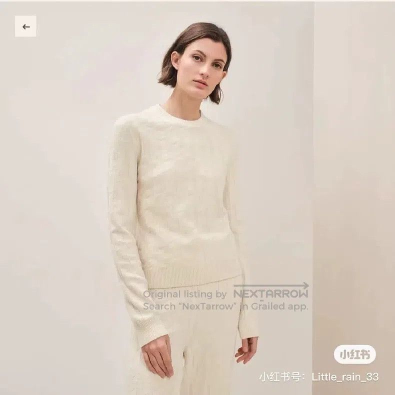 Hermes Hermes White textured wool knit long pants Size 24" / US 00 / IT 34 - 8 Thumbnail