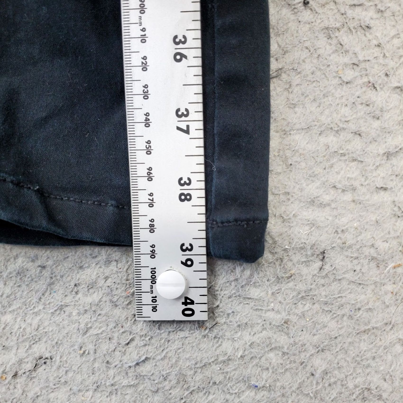 DKNY DKNY Mens Straight Jeans 38x32 Black Denim Stretch Dark Wash Vintage: No Size US 38 / EU 54 - 5 Thumbnail