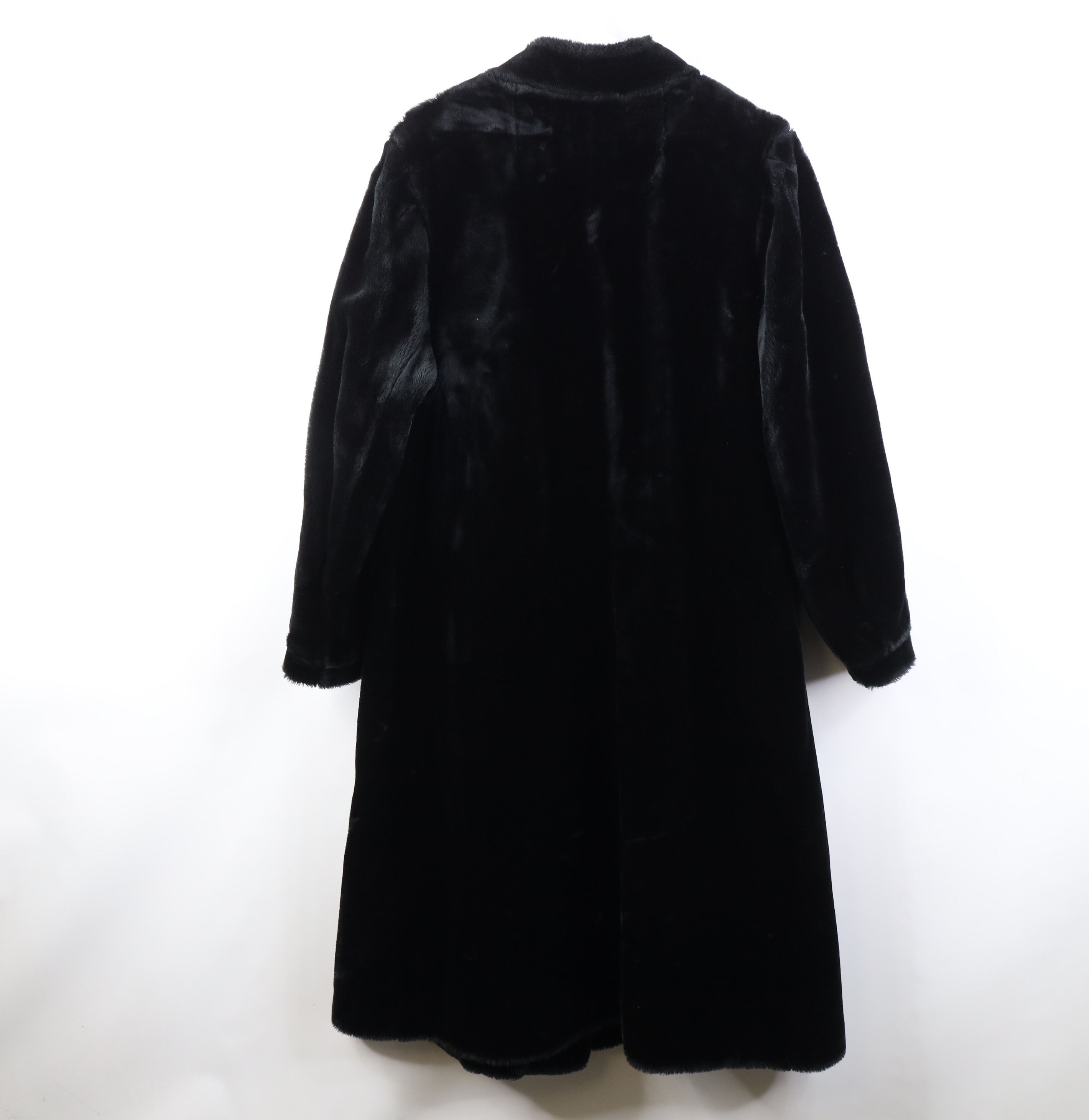 Vintage Vintage 80s 90s Streetwear Faux Fur Jacket Coat Black USA Size XL / US 12-14 / IT 48-50 - 13 Thumbnail