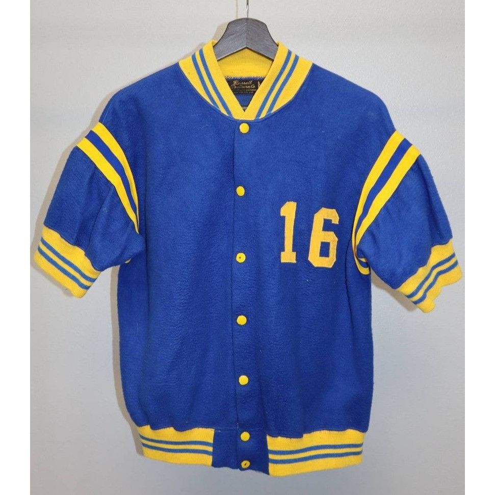 Russell Athletic Vintage 1950s Russell Southern Co. Clippers Varsity Baseball Size US M / EU 48-50 / 2 - 2 Thumbnail