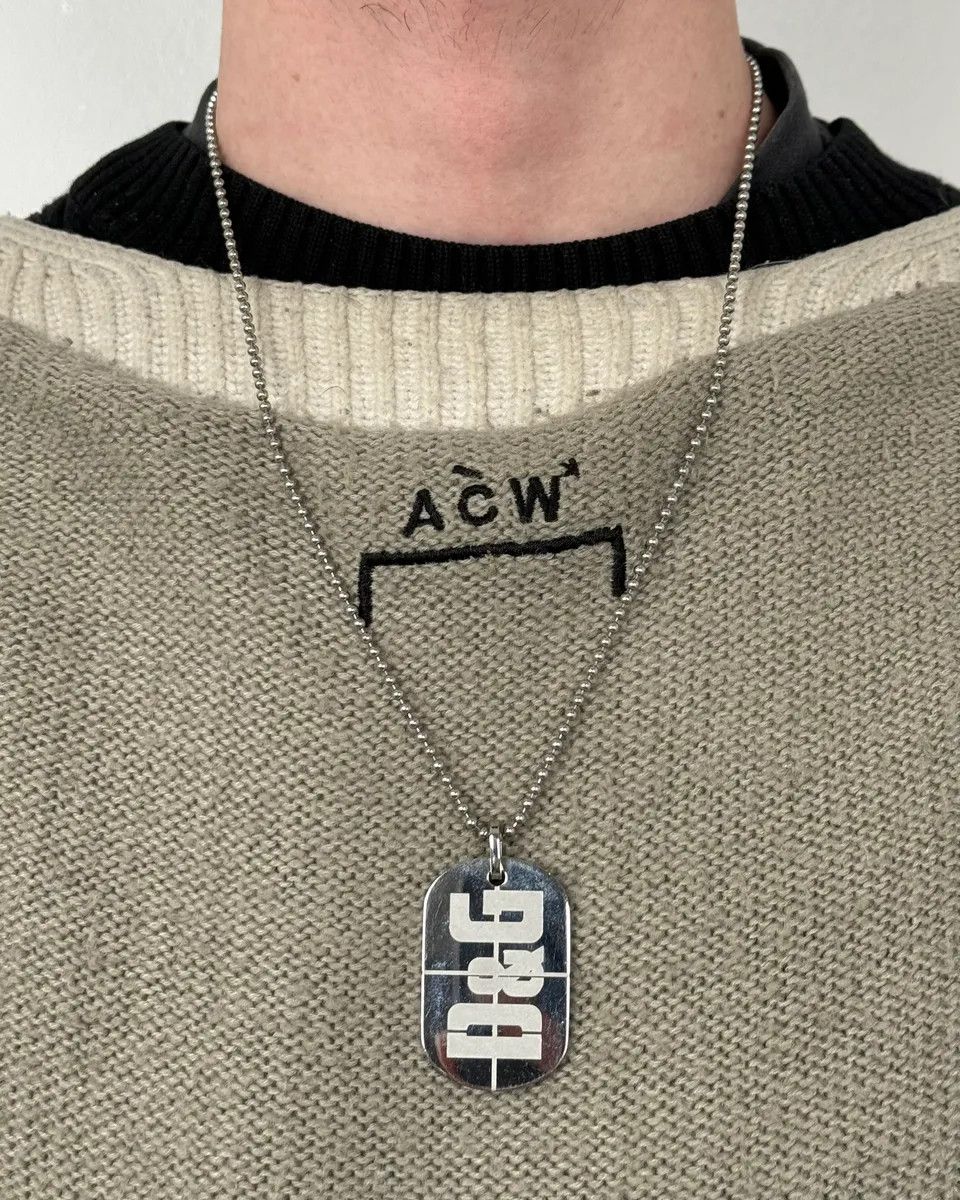 Dolce & Gabbana Dolce & Gabbana Silver Dogtag Necklace Size ONE SIZE - 2 Thumbnail