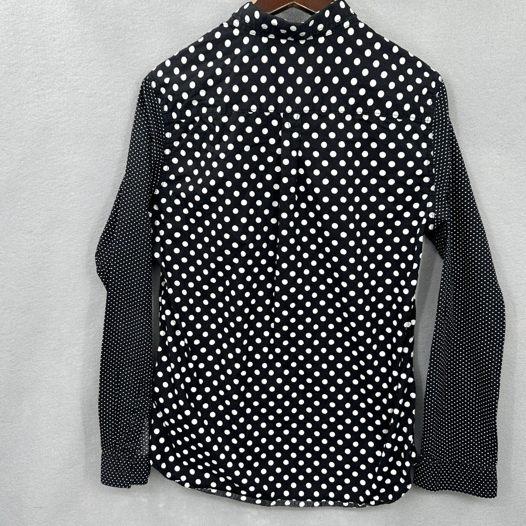 Vintage Five Centimetres Shirt Mens Large Polka Dot Zip Front Shirt Collared Size US L / EU 52-54 / 3 - 4 Thumbnail