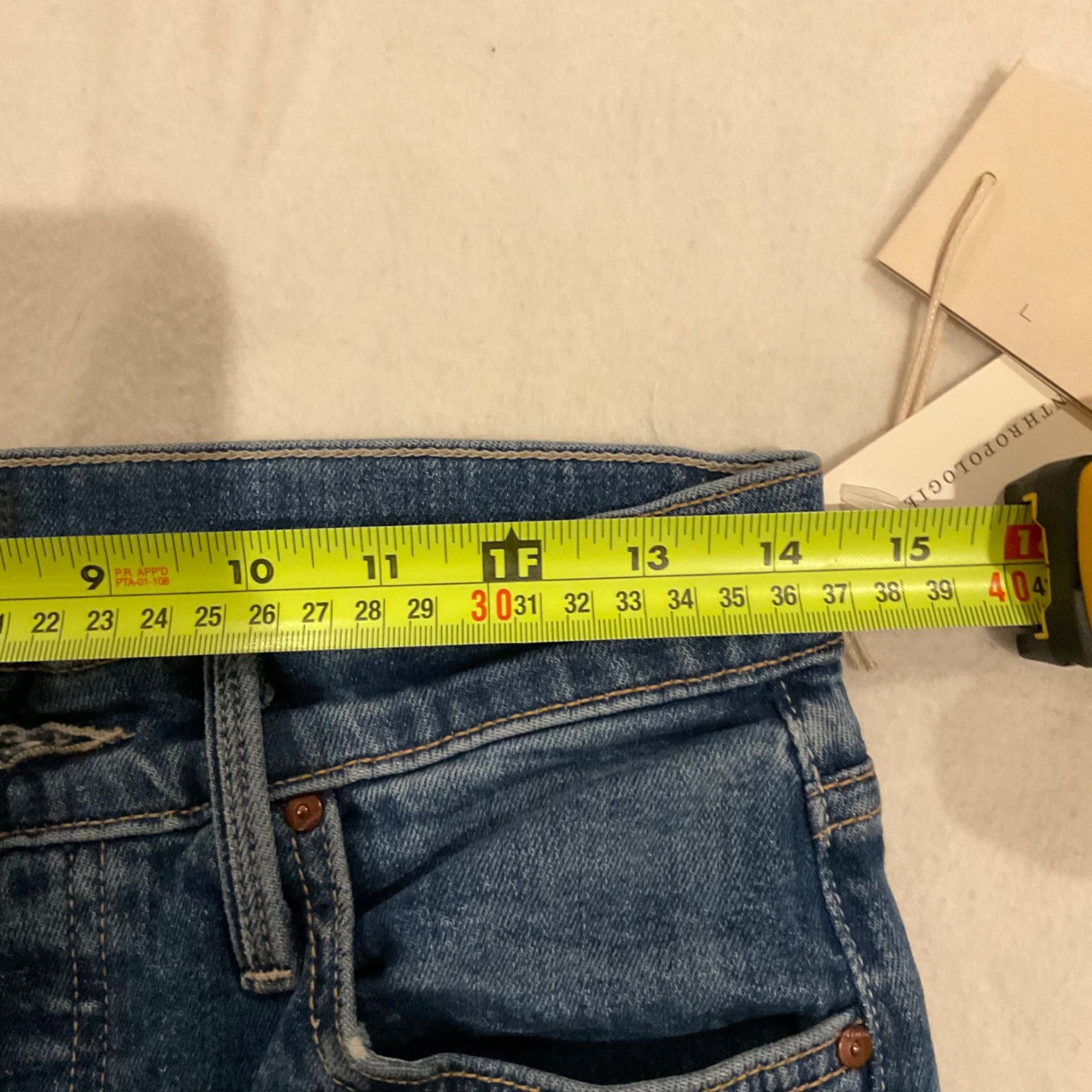 MOTHER NWT MOTHER DENIM The Tomcat Ankle Fray high rise Jeans SZ28 Size 28" / US 6 / IT 42 - 6 Thumbnail