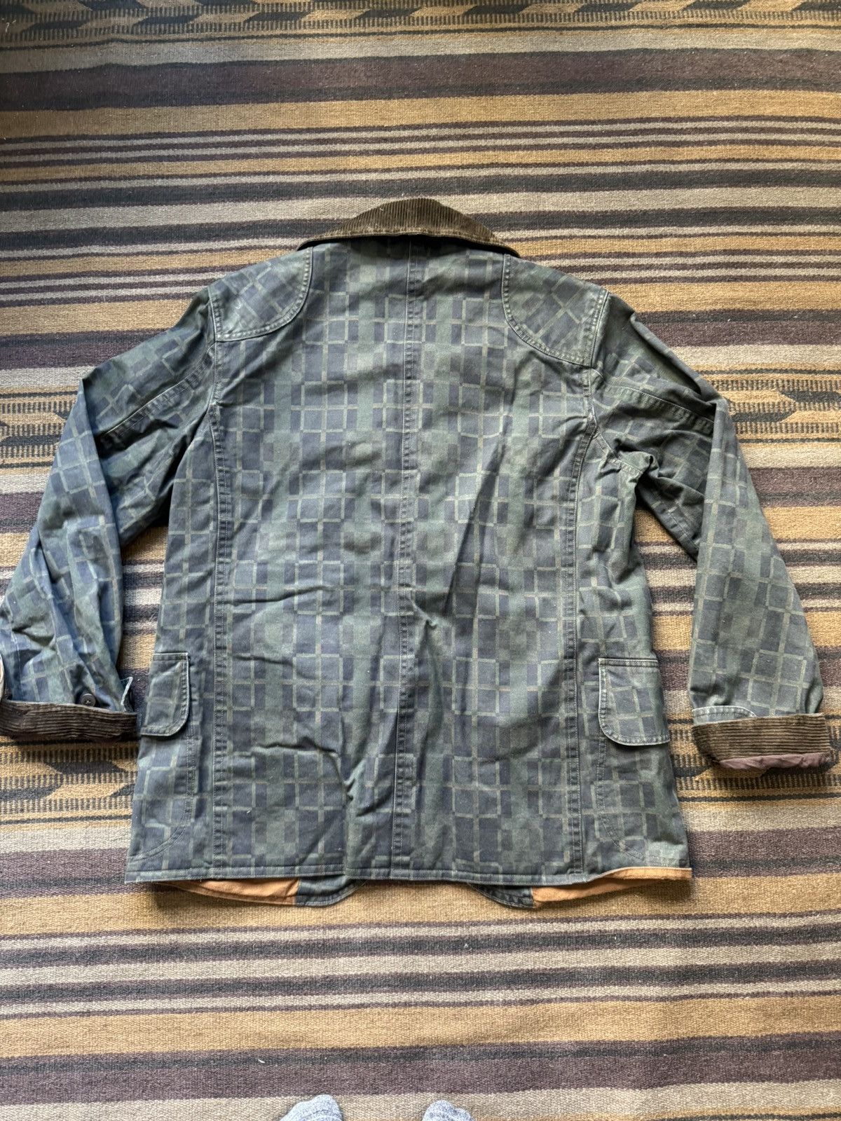 RRL Ralph Lauren Oilcloth Shawl Collar Jacket Size US M / EU 48-50 / 2 - 2 Thumbnail