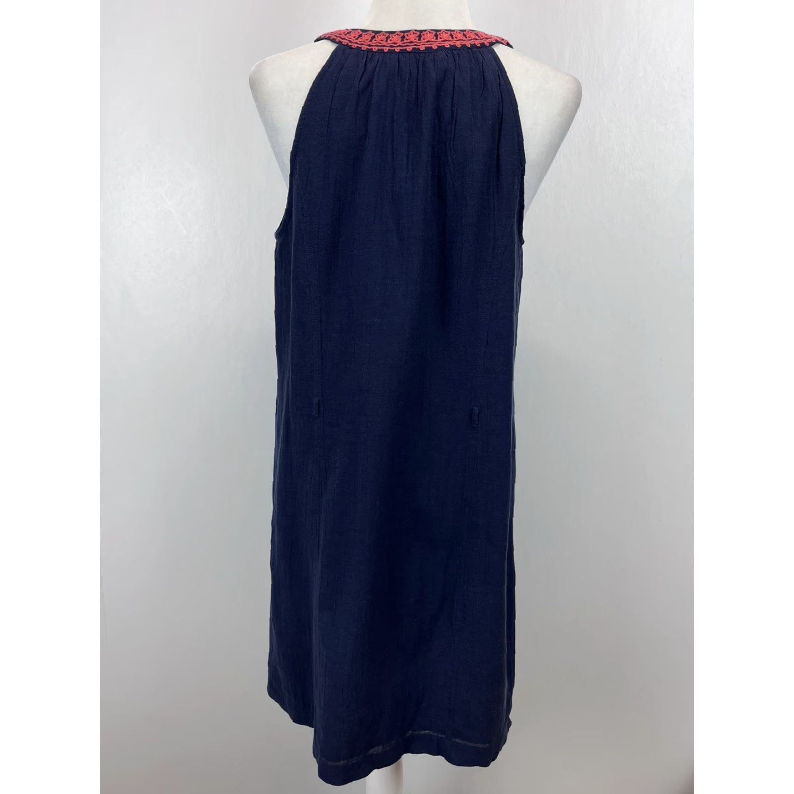 Boden BODEN Bohemian Shift Dress Women’s Size 8 Sleeveless Short Blue Size M / US 6-8 / IT 42-44 - 3 Thumbnail