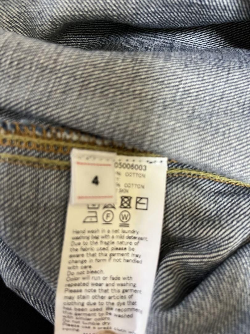 Visvim visvim SS 101 JKT DMGD-1001 denim jacket size 4 Size US XL / EU 56 / 4 - 5 Thumbnail