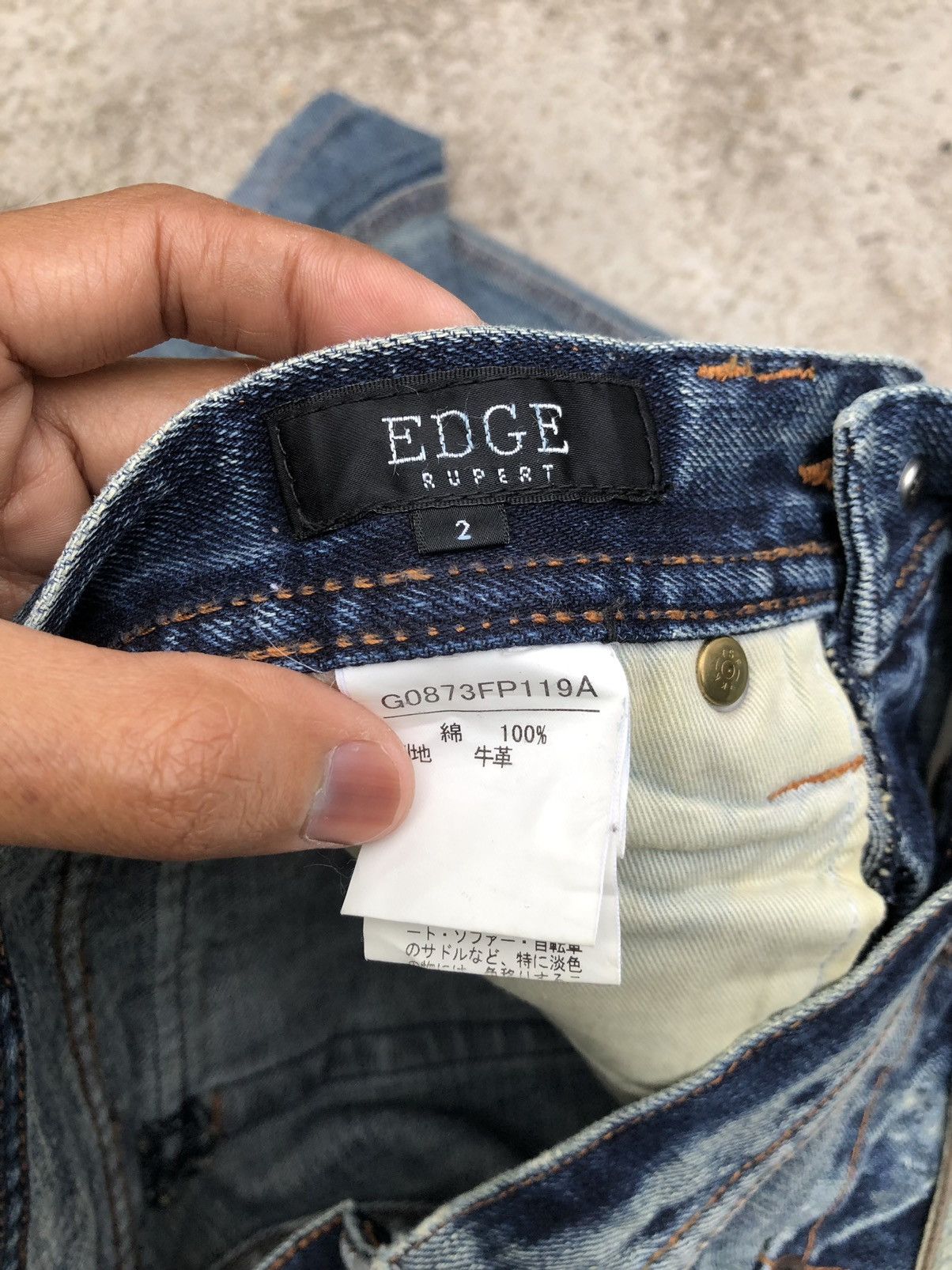 Japanese Brand FLARE EDGE RUPERT DENIM Size US 29 - 2 Thumbnail