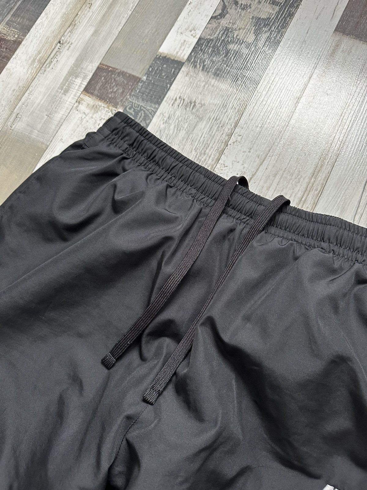Vintage Y2K Nike Track Pants Baggy Black Drill Gorpcore