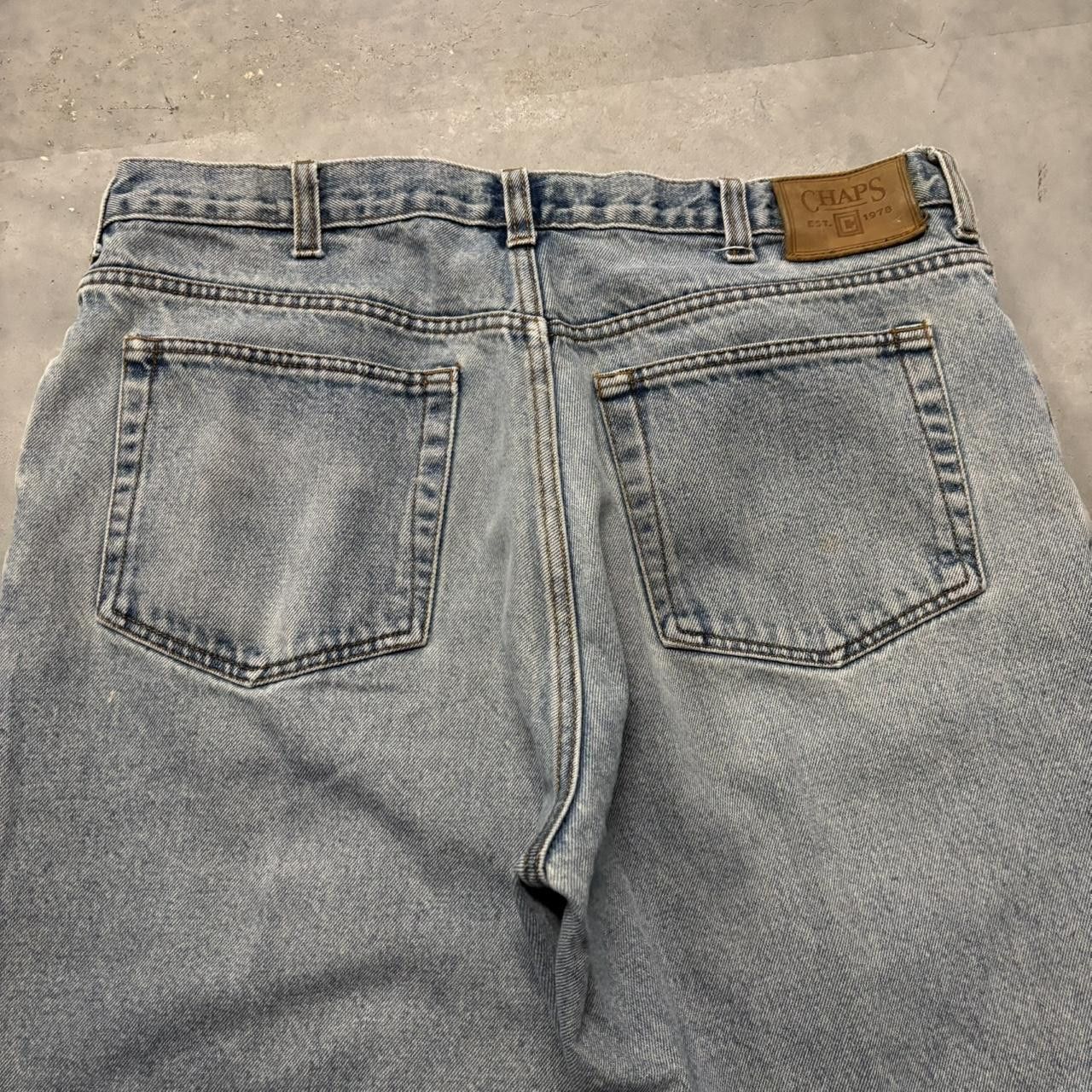 Japanese Brand × Vintage Crazy Vintage Y2K/2000s Baggy Light Wash Denim Jeans! Size US 34 / EU 50 - 7 Thumbnail