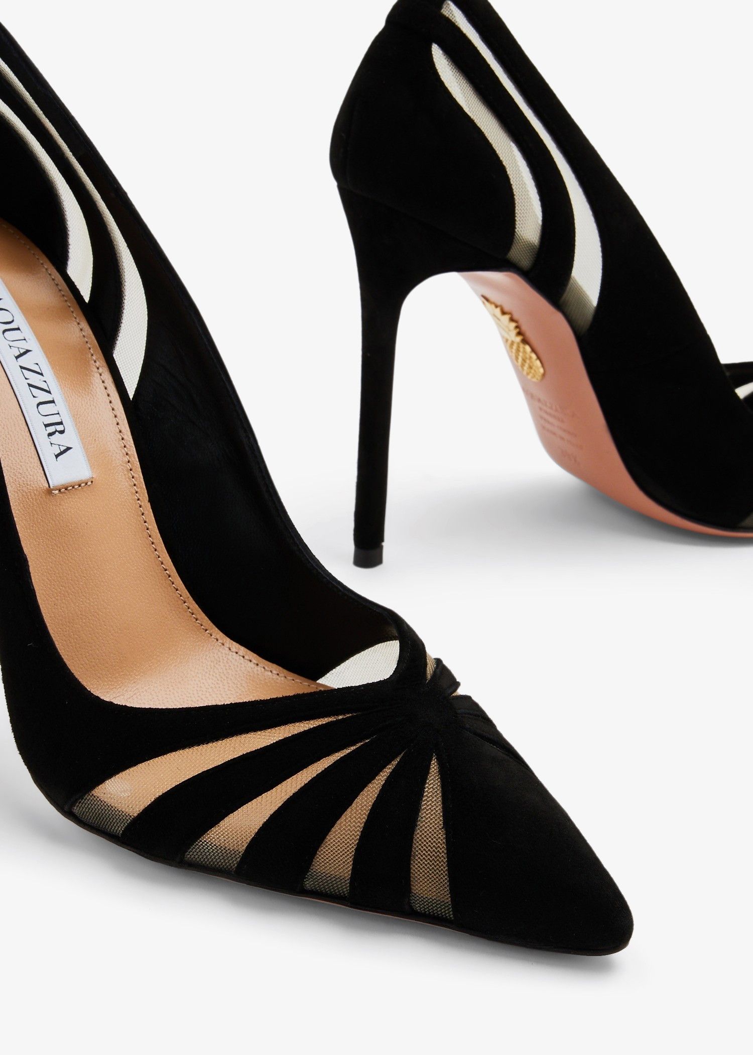 Aquazzura o1srvl11e1024 Pumps in Black Size US 7 / IT 37 - 2 Thumbnail