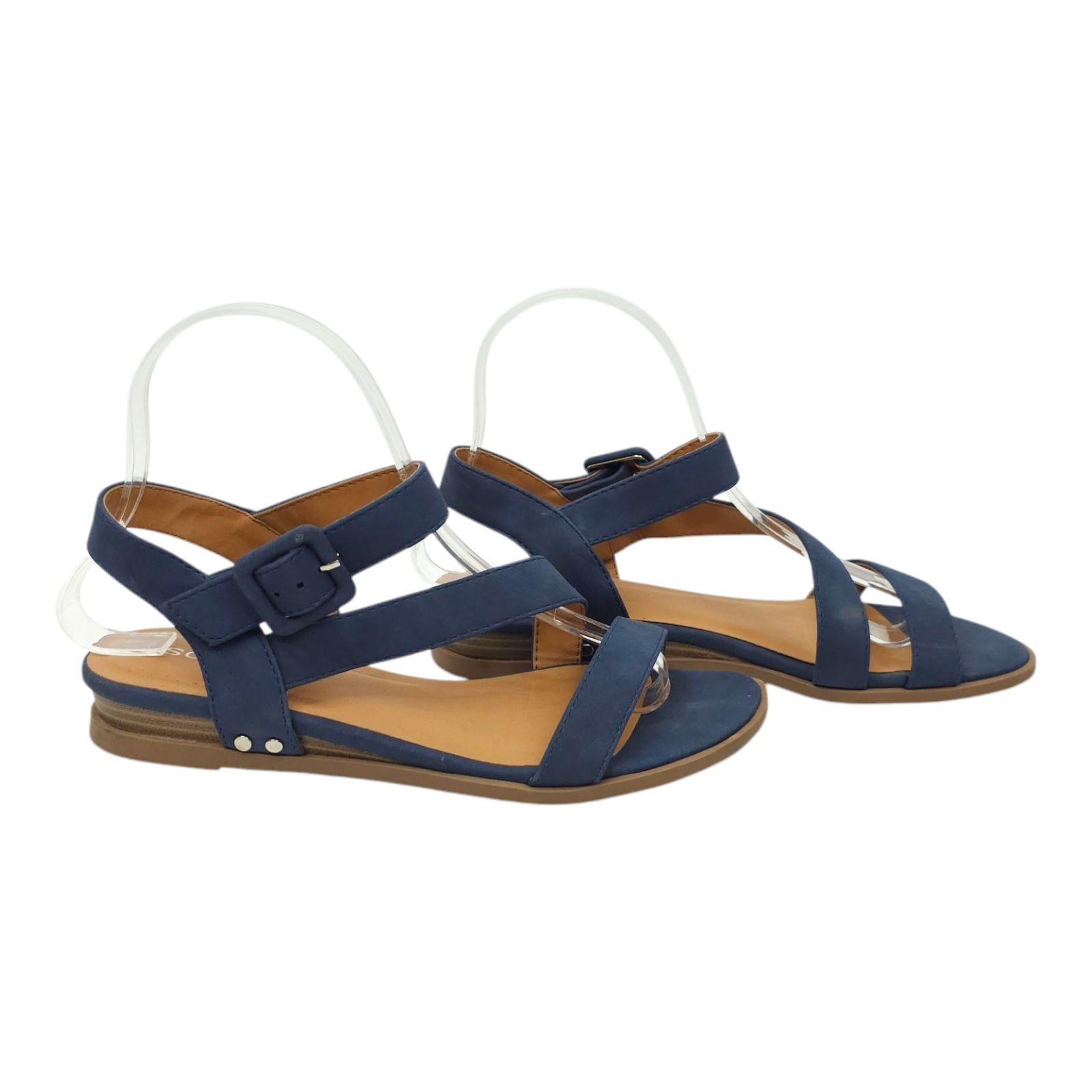 Other Solanz Sydney Strappy Sandals Womens 7 M Buckle Faux Leather Size US 7 / IT 37 - 10 Thumbnail