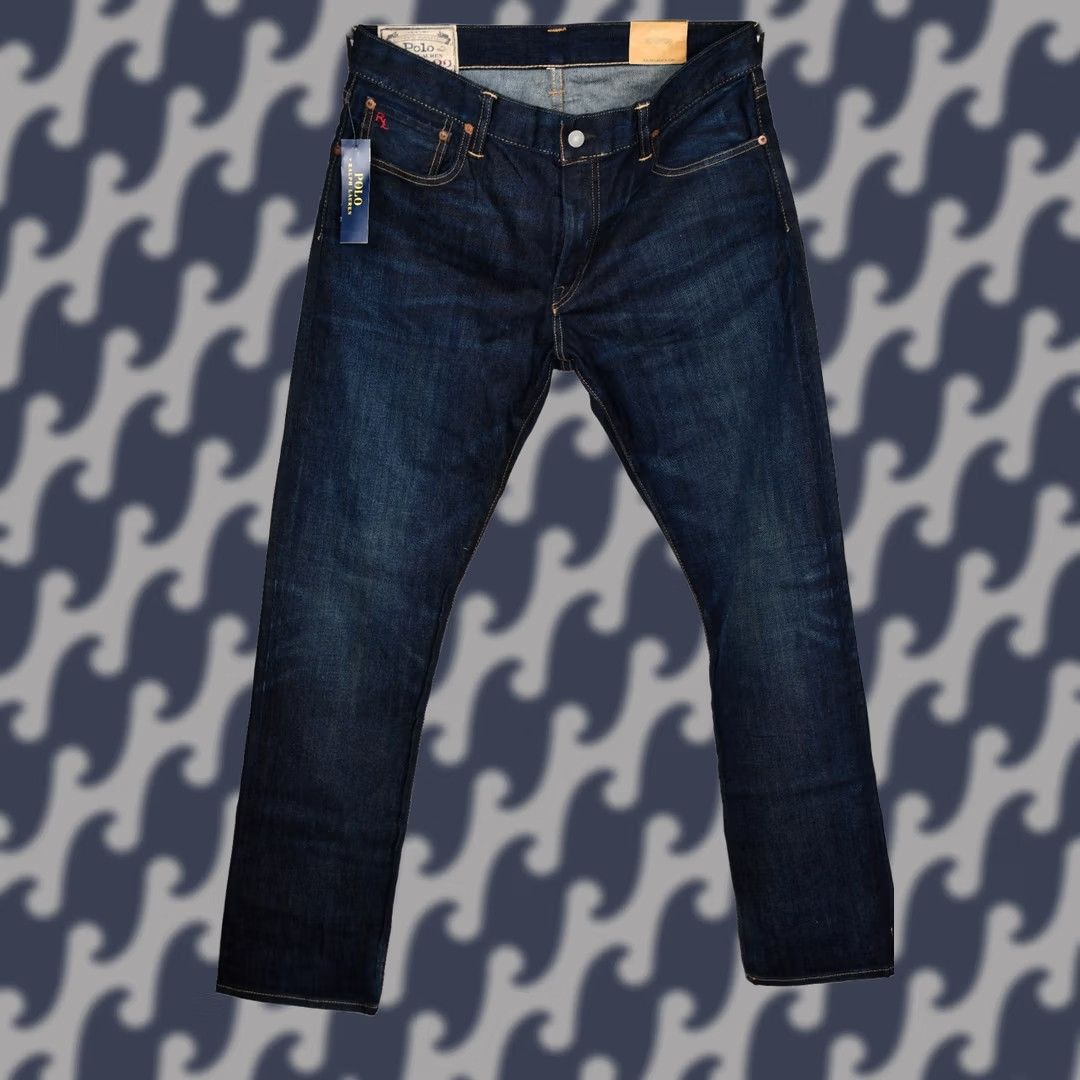 Polo Ralph Lauren Polo Ralph Lauren The Varick Slim Straight Jeans Men W34 L32 Blue 34in Inseam 32in Denim Solid Slim 100% Cotton Casual Casual Mens Size US S / EU 44-46 / 1 - 1 Thumbnail