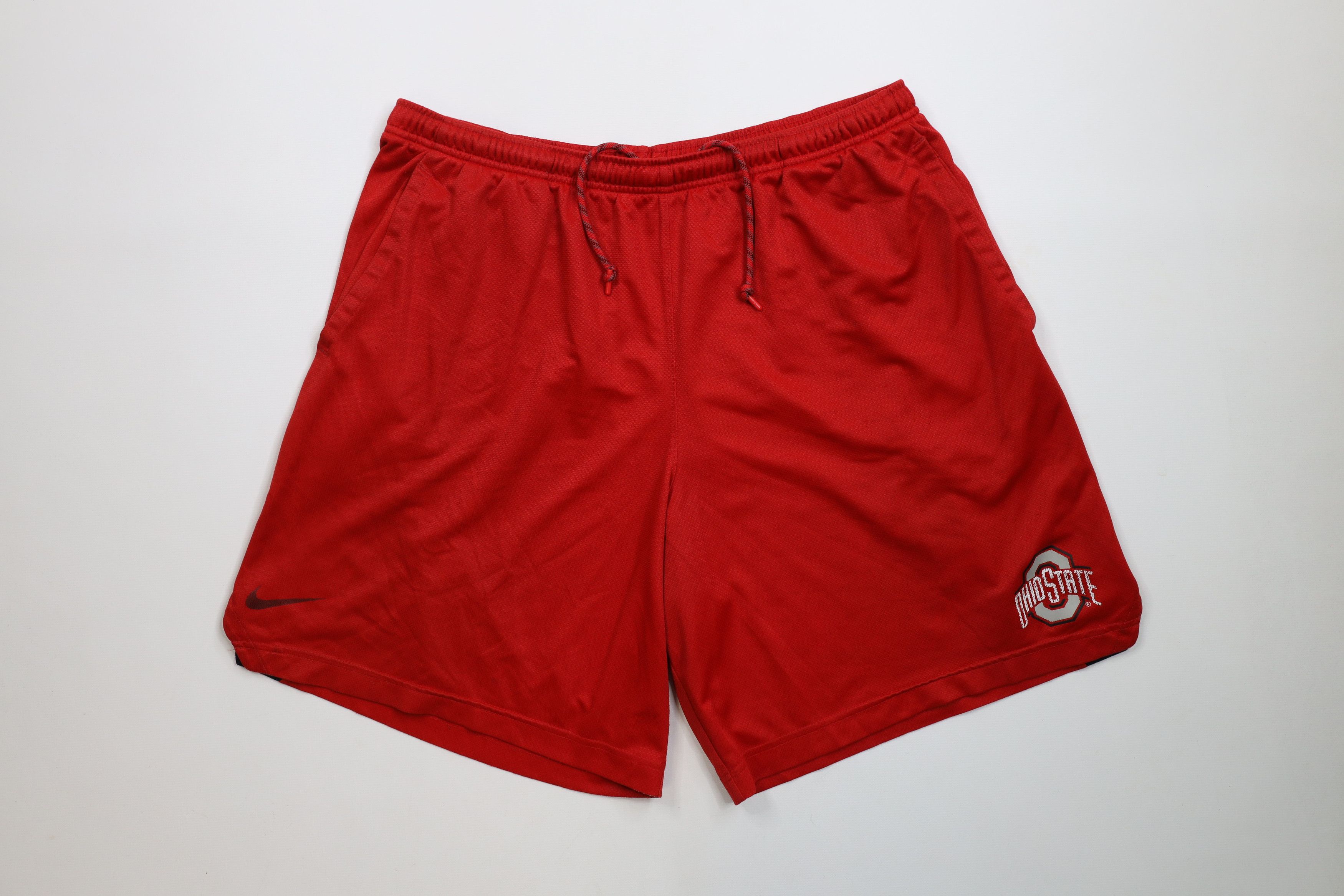Nike × Vintage Vintage Nike Above Knee Ohio State University Shorts Red Size US 38 / EU 54 - 1 Thumbnail