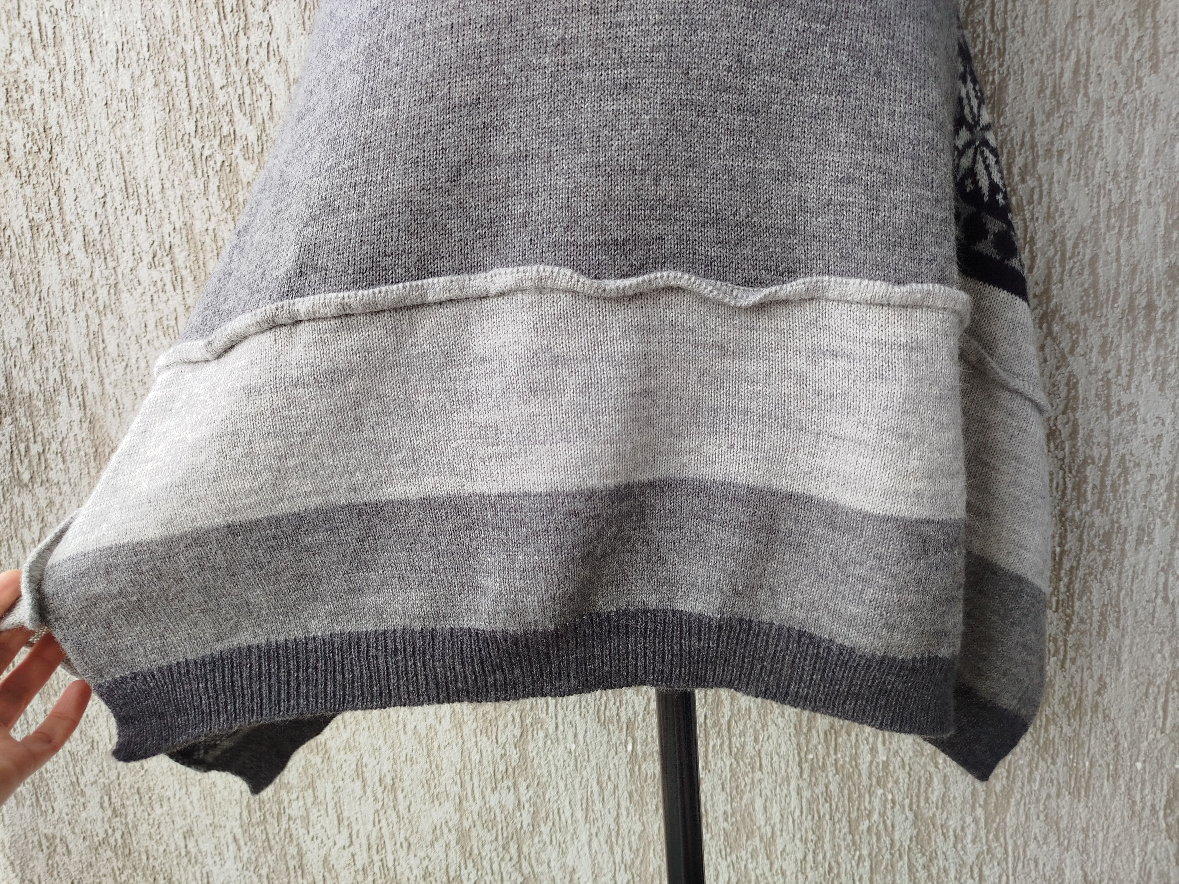 Marithe + Francois Girbaud High Use by Claire Campbell Dress Knit Alpaca Fair Isle Size M / US 6-8 / IT 42-44 - 12 Thumbnail