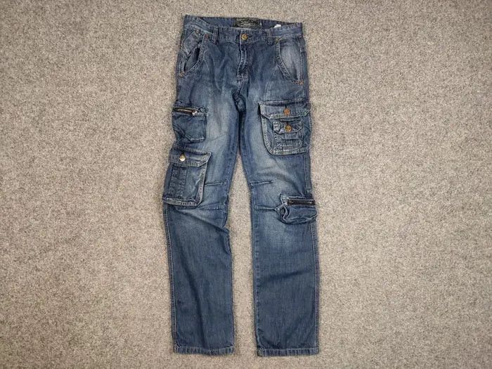 Hysteric Glamour Vintage Junya Watanabe Rick Owens Y2K Style Distressed Jeans Size US 30 / EU 46 - 10 Thumbnail