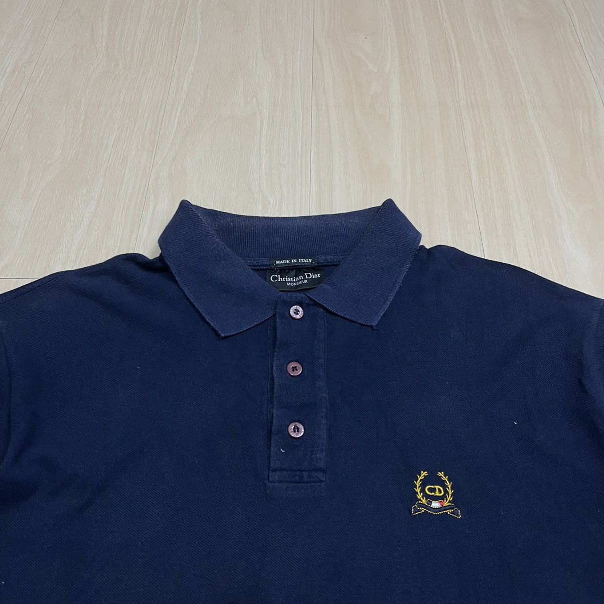 Christian Dior Monsieur Christian Dior Small Logo Polo Shirt Size US L / EU 52-54 / 3 - 2 Thumbnail