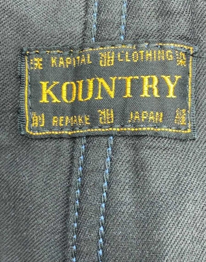 Kapital Kapital SizeM Stitched bib pants Size US 27 - 3 Thumbnail