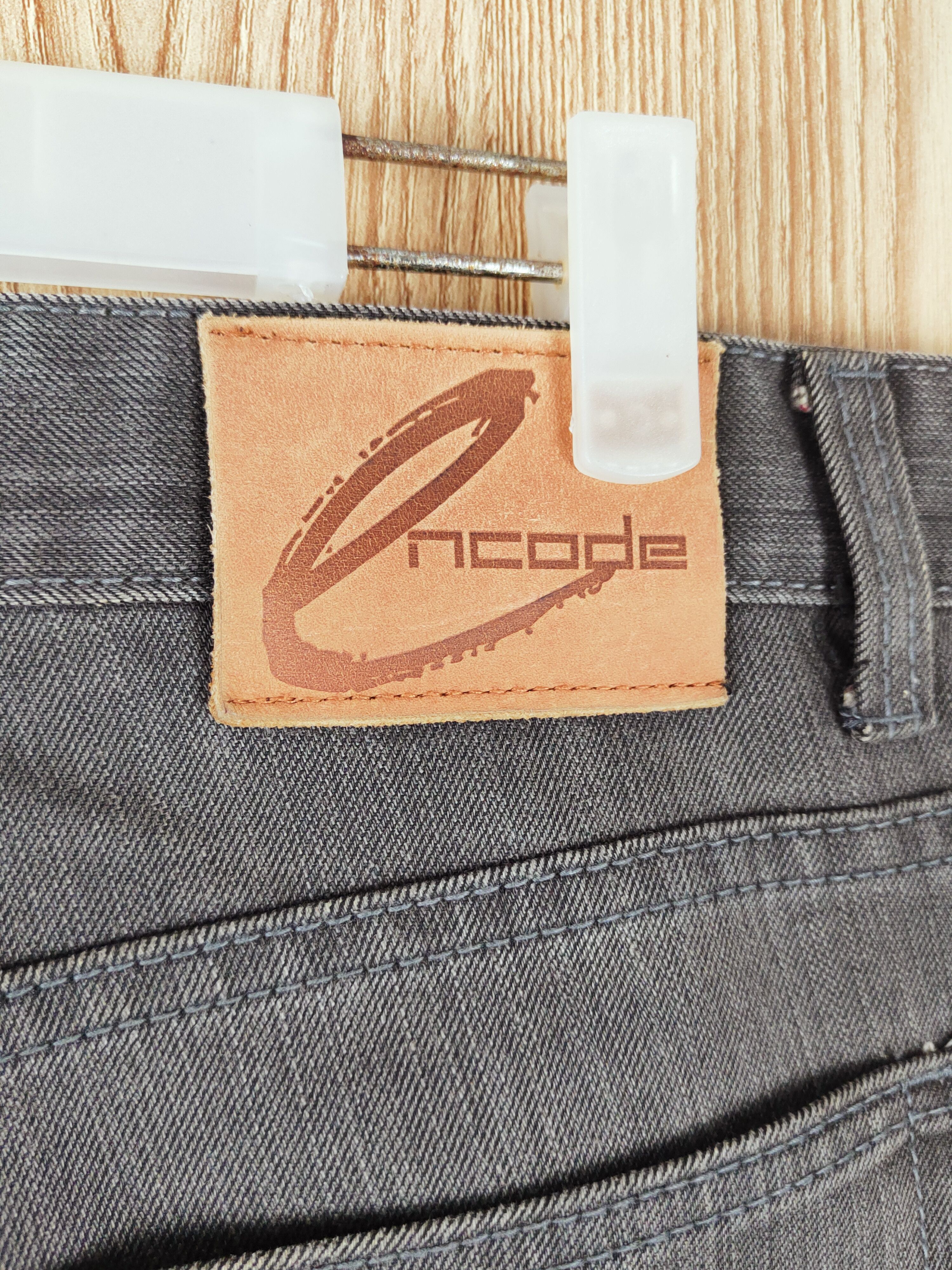 Japanese Brand × Vintage Encode Dark Brown Distressed Ripped Jeans Size US 38 / EU 54 - 10 Thumbnail