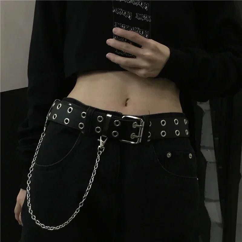 Other Double Ring Belts Double Hole Eyelet Belt Size ONE SIZE - 2 Thumbnail