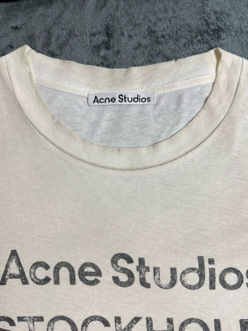 Acne Studios Acne Studios White alphanumeric printed round-neck short-s Size US L / EU 52-54 / 3 - 4 Thumbnail