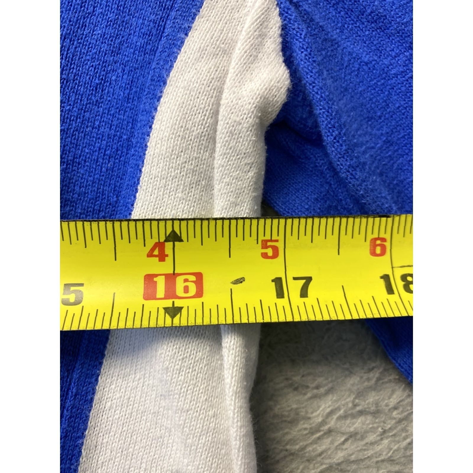 Tommy Hilfiger Tommy Hilfiger Sweatshirt Women's M Long Sleeve V-Neck Pima Cotton Blue/105-18 Size M / US 6-8 / IT 42-44 - 4 Thumbnail