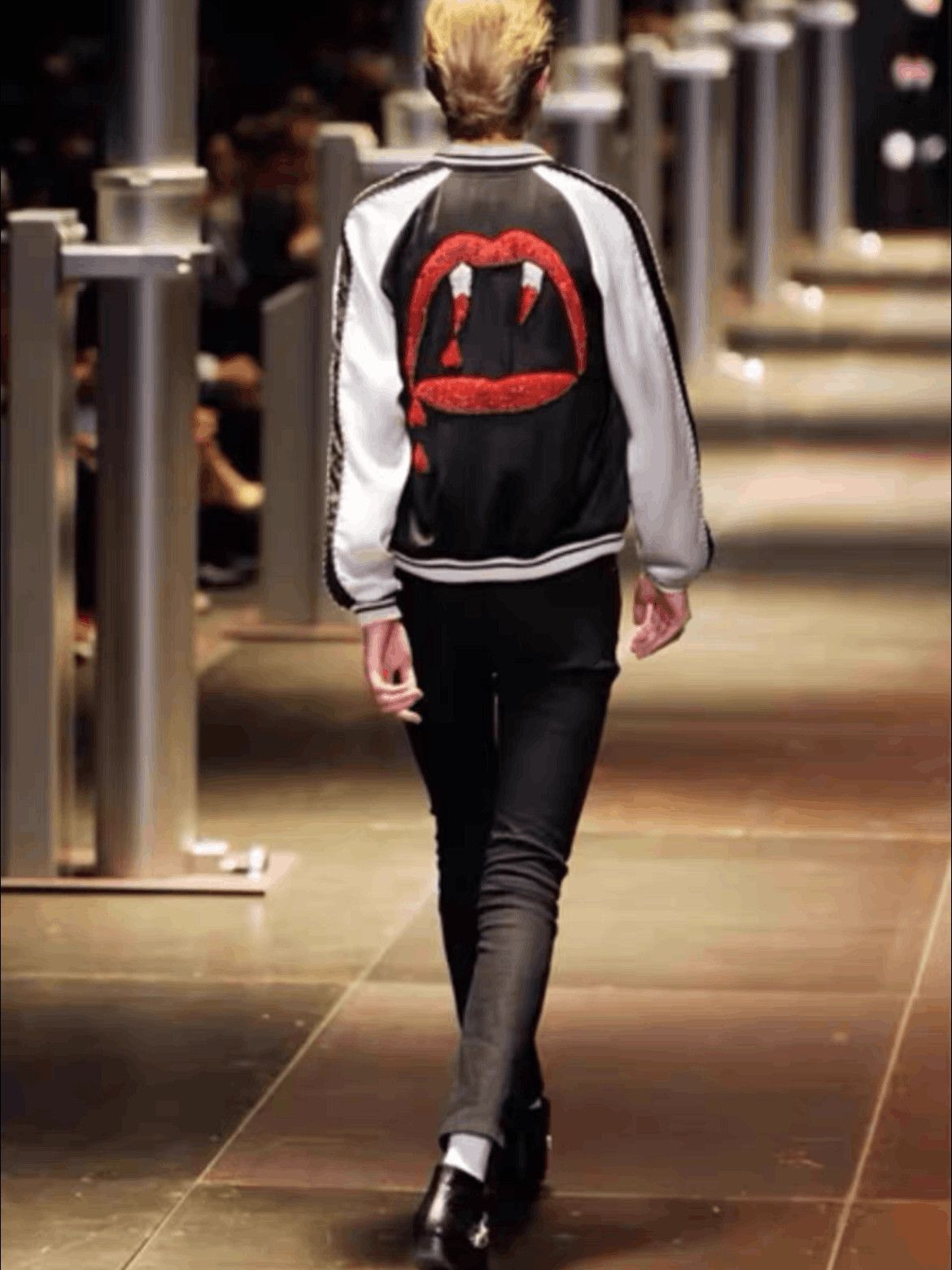 Saint Laurent Paris Sz 50 Saint Laurent Paris by Hedi 14SS Blood Tooth Jacket-2 Size US M / EU 48-50 / 2 - 7 Thumbnail