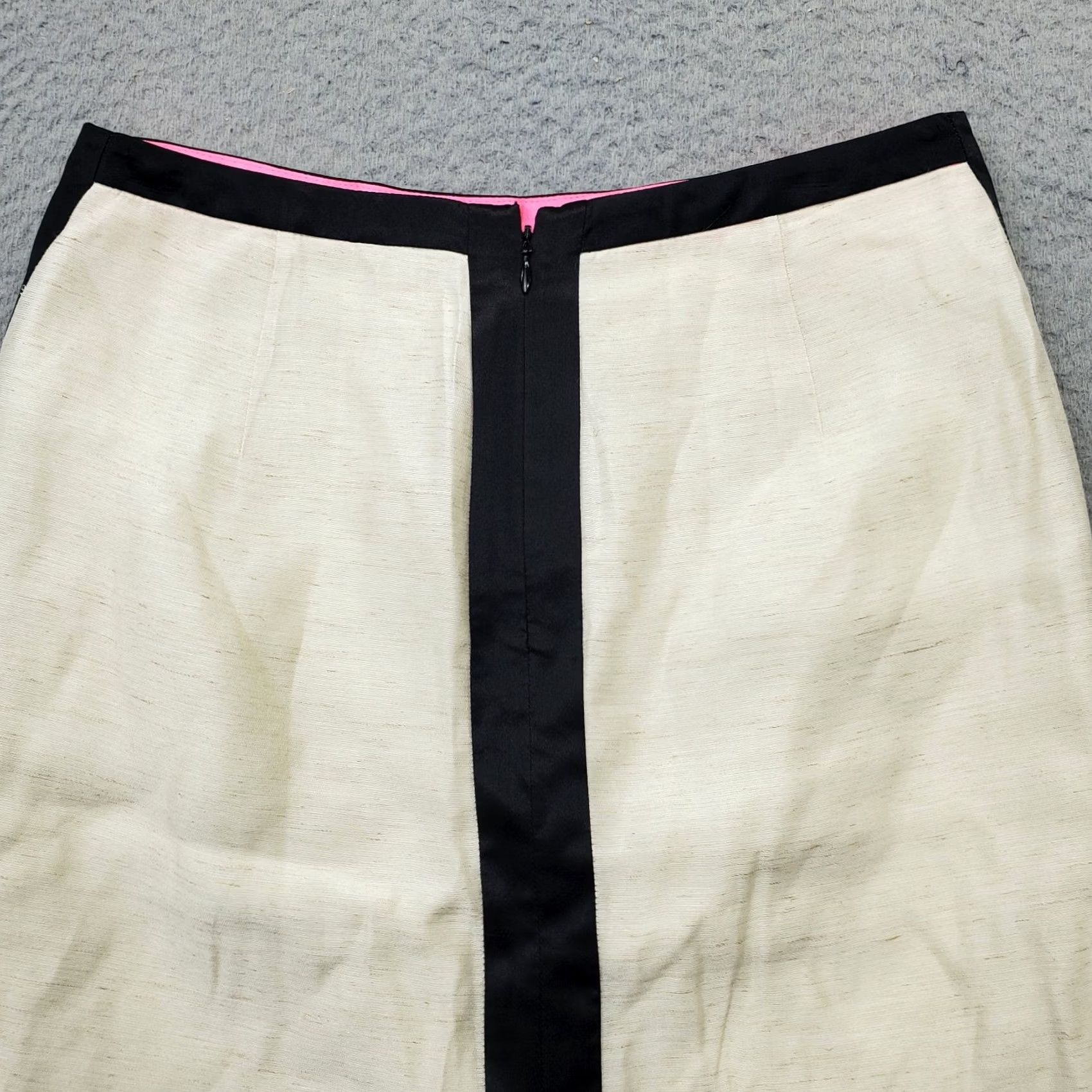 J.Crew J.CREW Pencil Skirt Womens 0 Multicolor Rayon Blend Lightweight Back Zip Midi Casual Waist 14.25 Length 20.75 Womens Size 0 Hat? Size 25" / US 0 / IT 36 - 7 Thumbnail